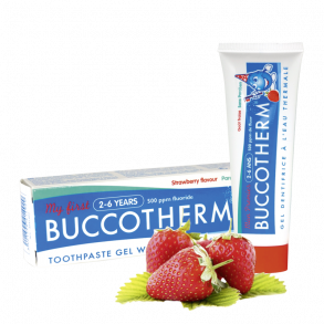 Buccotherm Børnetandpasta Jordbærsmag - 2-6 årige