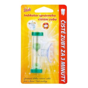 Indikator til korrekt tandb�rstning - 3 minutters sandur