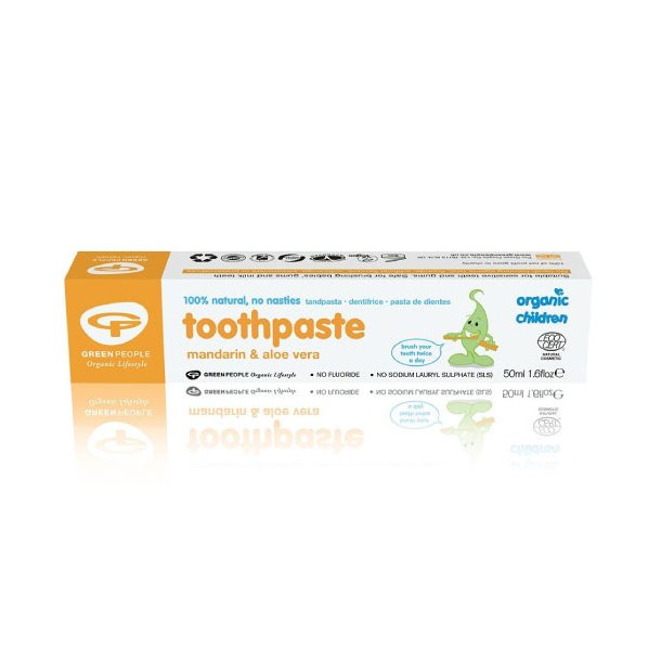 Green People Mandarin tandpasta til brn - 50 ml