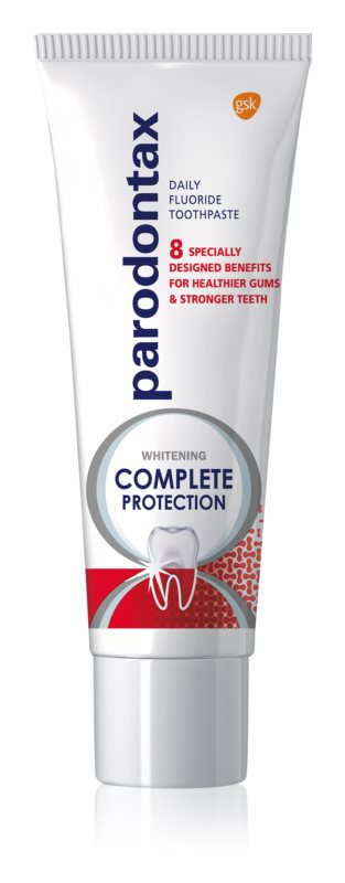 Whitening Complete protection - 75 ml, Tandpasta, med flour, Parodontax