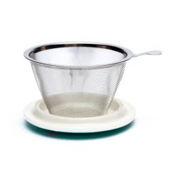 Test krus, si og lg/brik med - Bl med Buddhamotiv