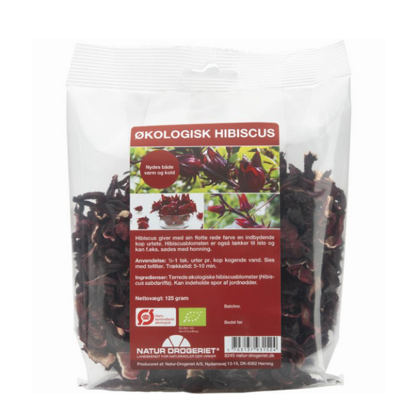 Natur-Drogeriet Hibiscus hel, kologisk - 125 g.