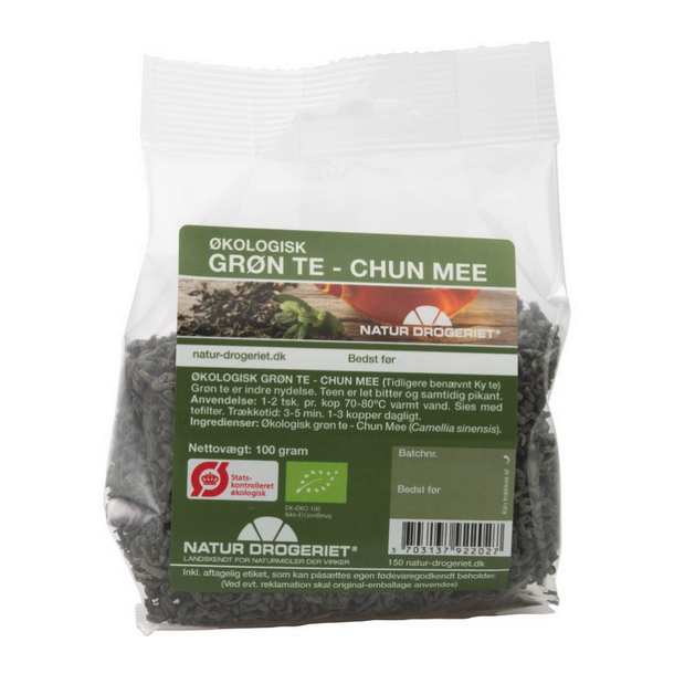 Natur-Drogeriet Grn te mild, kologisk - 100 g.