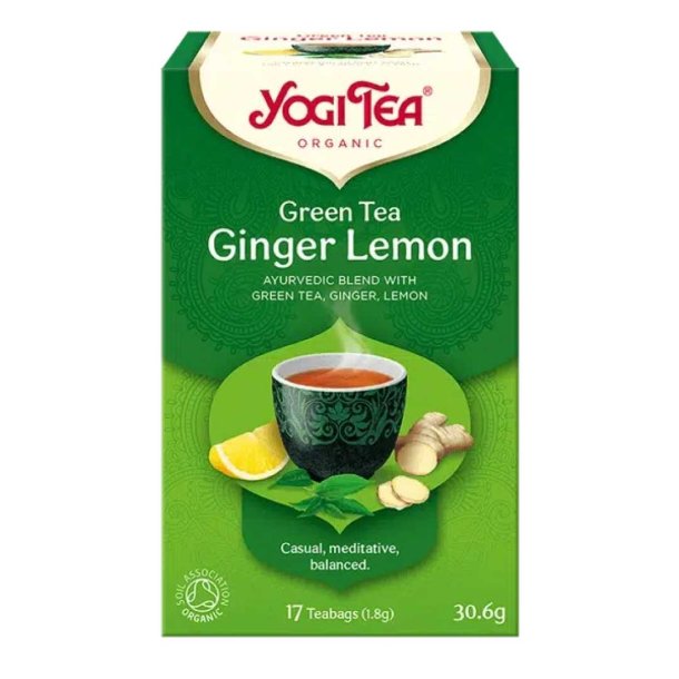 Yogi Tea Green Ginger Lemon �kologisk - 17 breve