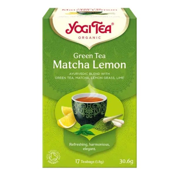 Yogi Tea Green Matcha Lemon �kologisk - 17 breve
