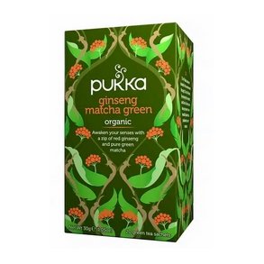 Pukka Ginseng Matcha Green Tea - 20 breve