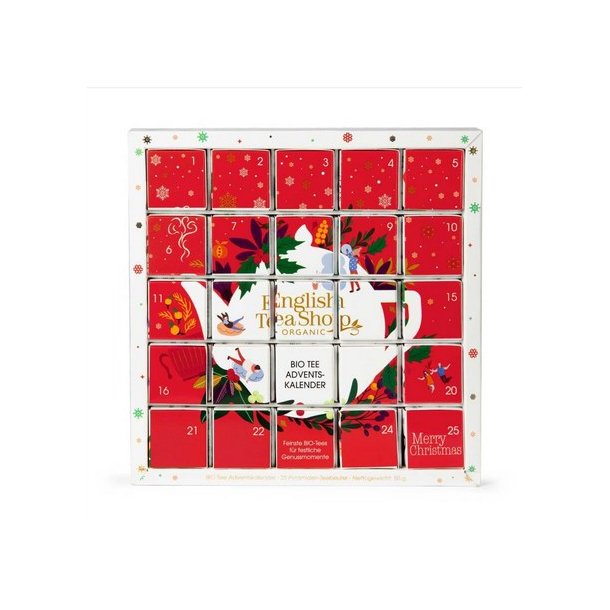 English Tea Shop Julekalender med kolgisk julete 25 dage