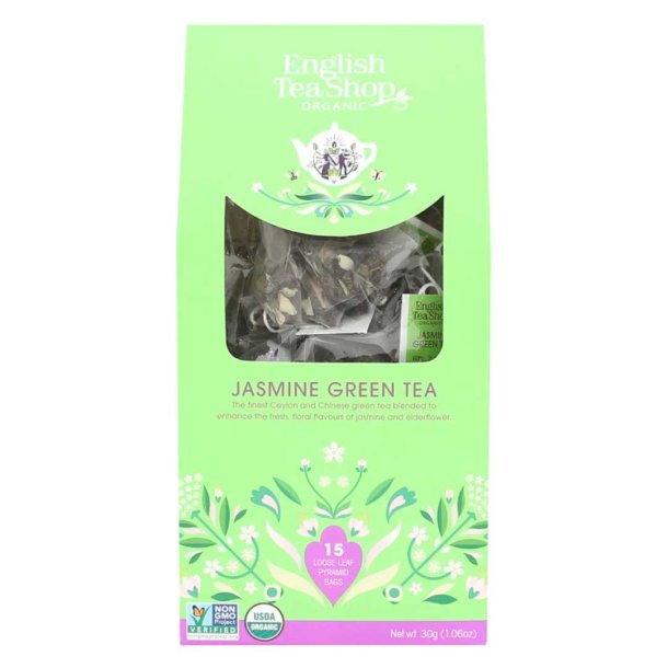 English Tea Shop Jasmin Green  �kologisk - 15 breve