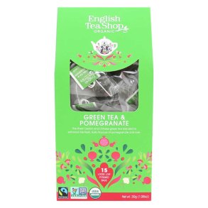 English Tea Shop Green Tea & Pomegranate �kologisk - 15 breve
