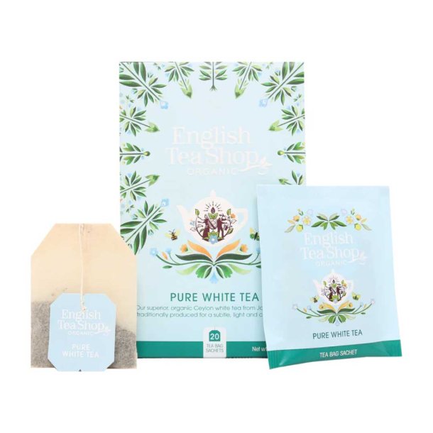 English Tea Shop Pure White �kologisk - 20 breve