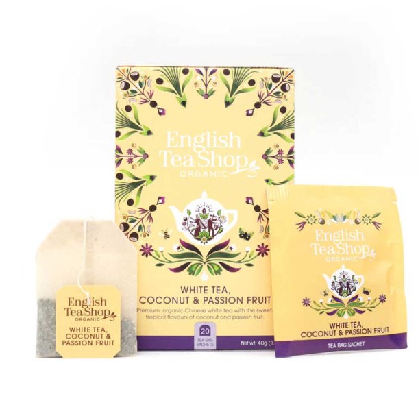 English Tea Shop Coconut & Passion Fruit �kologisk - 20 breve