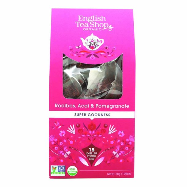 English Tea Shop Rooibos, Acai & Pomegranate �kologisk - 15 breve