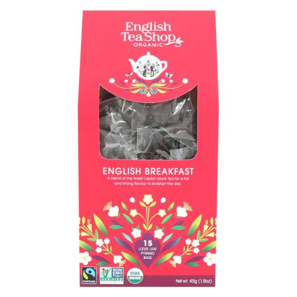 English Tea Shop English Breakfast �kologisk - 15 breve