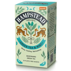 Hampstead Green Tea & Mint �kologisk - 20 breve