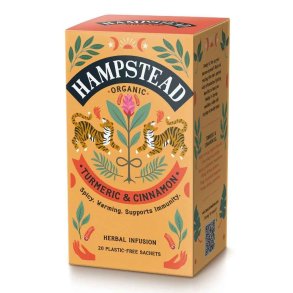 Hampstead Turmeric & Cinnamon �kologisk - 20 breve