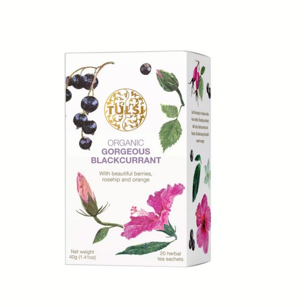 Organic Gorgeous Blackcurrant te � - 20 breve