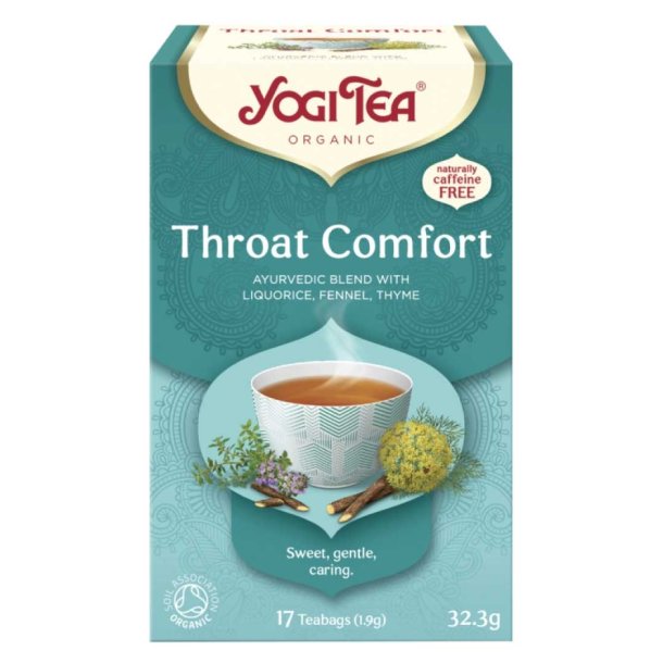 Yogi Tea Throat Comfort �kologisk - 17 breve