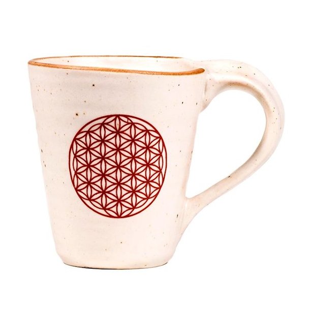 Te- og kaffekrus - Flower of Life