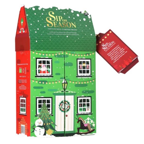 English Tea Shop Christmas cottage m. julete �kologisk - 28 breve