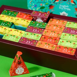English Tea Shop Advent Calendar Chest �kologisk - 25 dage