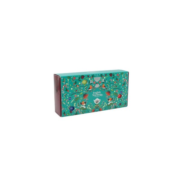 English Tea Shop Advent Calendar Chest 25 pyramider  - 25 br.