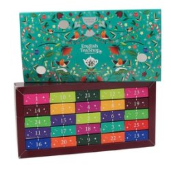English Tea Shop Advent Calendar Chest 25 pyramider  - 25 br.