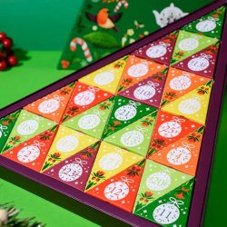 English Tea Shop Gr�n Juletr�s-Julekalender med julete �kologisk - 25 dage