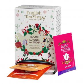 English Tea Shop Lille Te Julekalender med 24 breve - kologisk