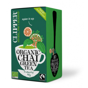 Clipper Organic Chai green tea - 20 breve