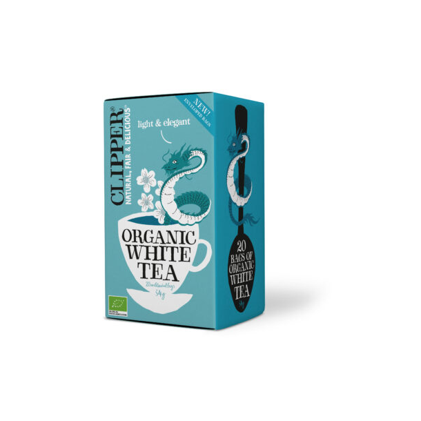 Clipper White Tea Light and Elegant . - 20 breve