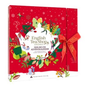 English Tea Shop Luksus Advents Julekalender med julete, Rd - kologisk bedst fr 30/5-25