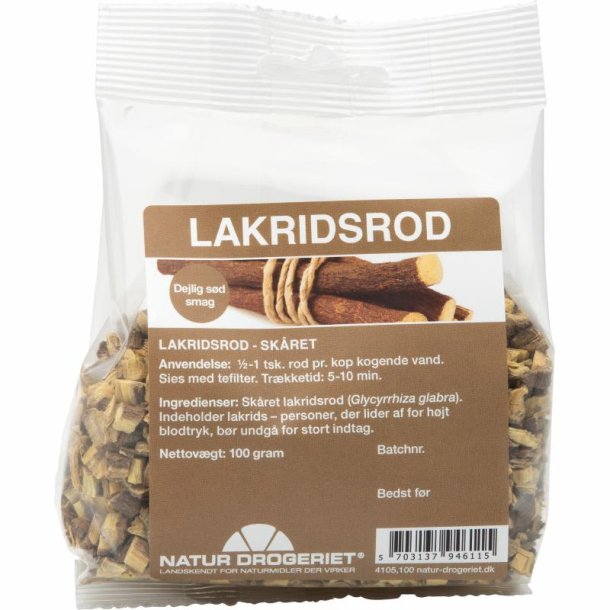 Natur-Drogeriet Lakridsrod skåret - 100 g 
