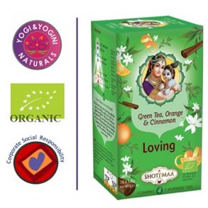 Shoti Maa grn te med appelsin og kanel - 4. chakra: Loving - kologisk - 16 breve