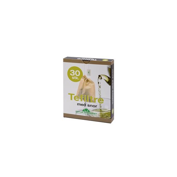 Natur-Drogeriet Tefiltre med snor - 30 stk.