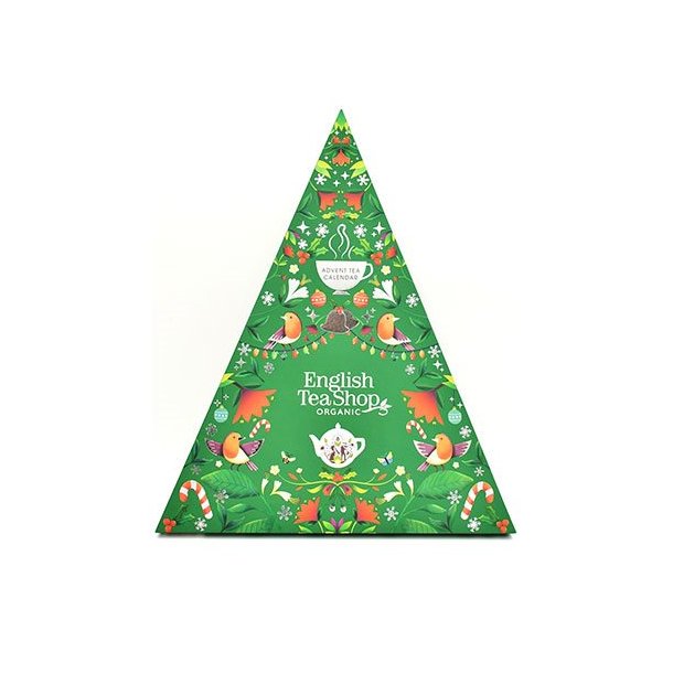 English Tea Shop Grn Juletrs-Julekalender med julete - kologisk - 25 dage