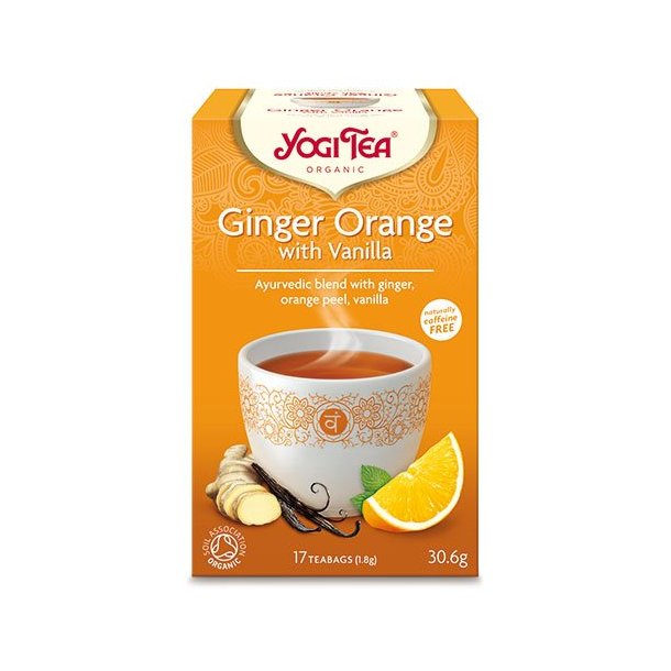 Yogi Tea - Ginger Orange med vanilje - 17 br.