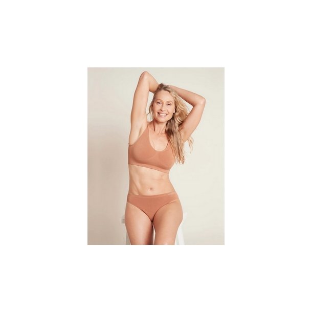 Boody Eco Wear Padded Shaper Crop Bra i kologisk bambus - Nude 2