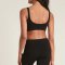 Boody Eco Wear padded shaper crop bra i kologisk bambus - Sort