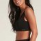 Boody Eco Wear padded shaper crop bra i kologisk bambus - Sort