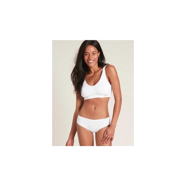 Boody Eco Wear BH m. indlg i kologisk bambus - Hvid