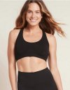Boody Eco Wear Racerback Sports Bra i kologisk bambus - Sort