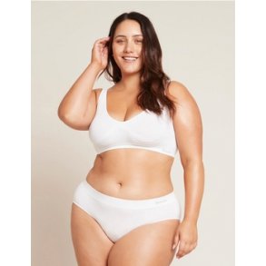 Boody Eco Wear Shaper Crop Bra  i økologisk bambus - Hvid