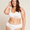 Boody Eco Wear Shaper Crop Bra  i kologisk bambus - Hvid
