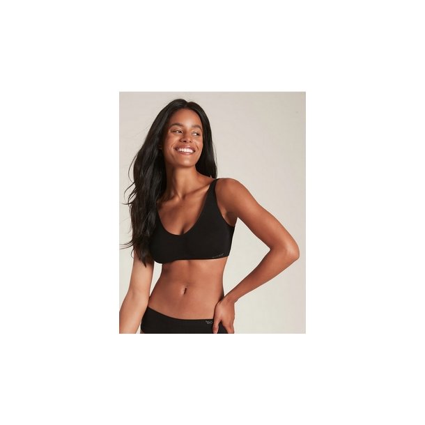 Boody Eco Wear Shaper Crop Bra i kologisk bambus - Sort 	
