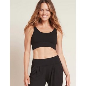 Boody Eco Wear Ribbed Seamless Bra i kologisk bambus - sort