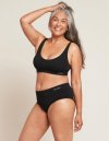 Boody Eco Wear Trusser Midi i kologisk bambus - Sort