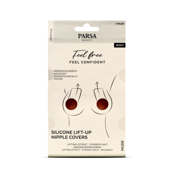 Parsa Silicone Lift-Up Nipple Covers - Nude