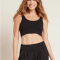 Boody Eco Wear BH ribbed seamless i �kologisk bambus - sort dobbelt