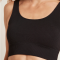 Boody Eco Wear BH ribbed seamless i �kologisk bambus - sort dobbelt