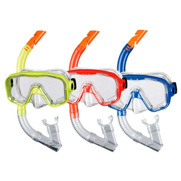 BECO Dykkermaske inkl. Snorkel - Brn 12+